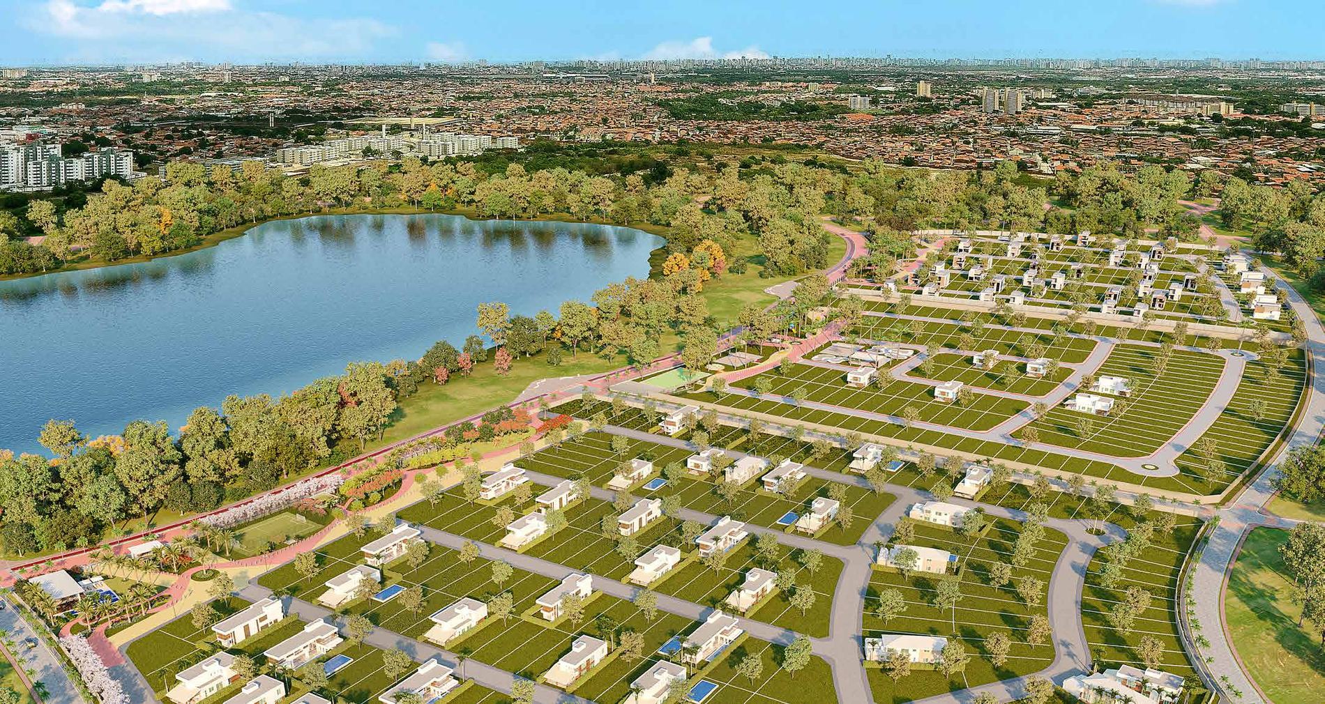 Convivência ao redor do lago